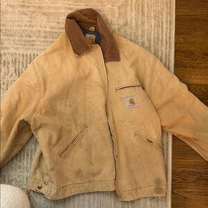 Carhartt Men's Beige and Brown Field Jacket